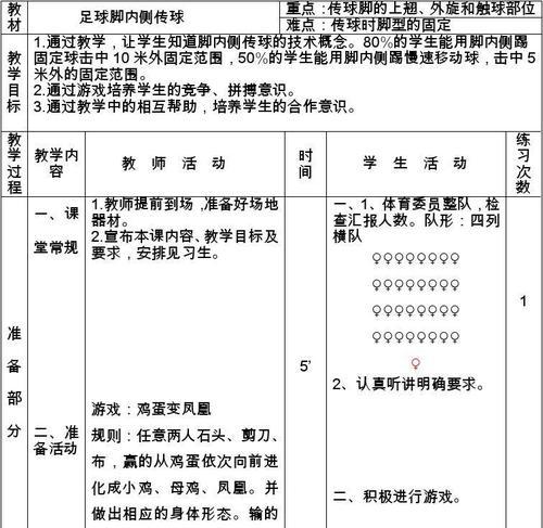 提高中招足球测试技巧的教学方案（初中生如何在中招足球测试中脱颖而出）