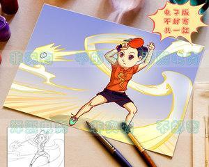 幼儿乒乓球绘画作品的魅力（以童心绘就的乒乓球世界）